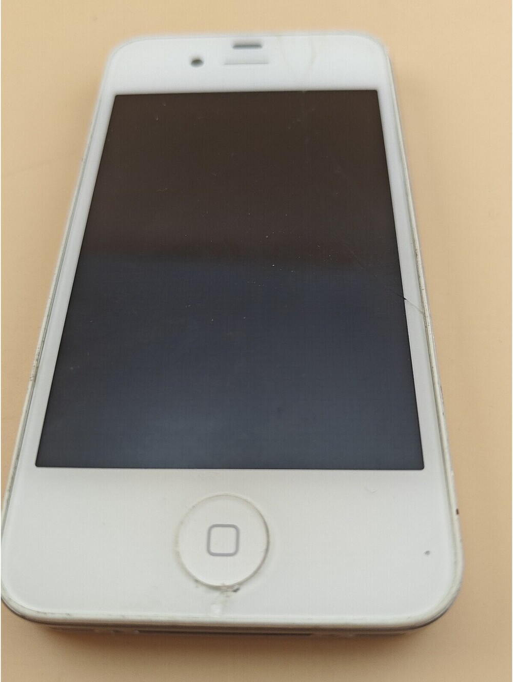 Apple iPhone 4S A1387 CDMA White Untested Phone For Parts/Repair As-Is
